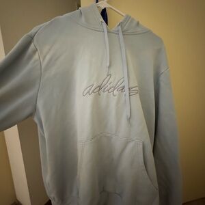 Adidas Men's Blue Hoodie